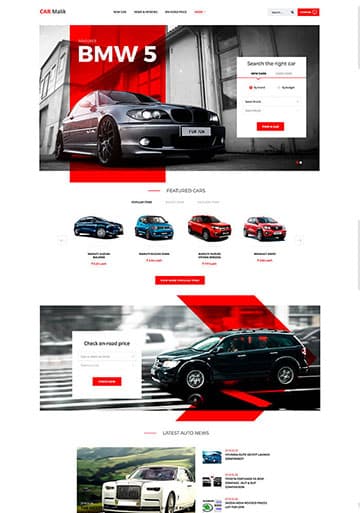 Motors - Car Dealer, Rental & Classifieds WordPress theme powered websites