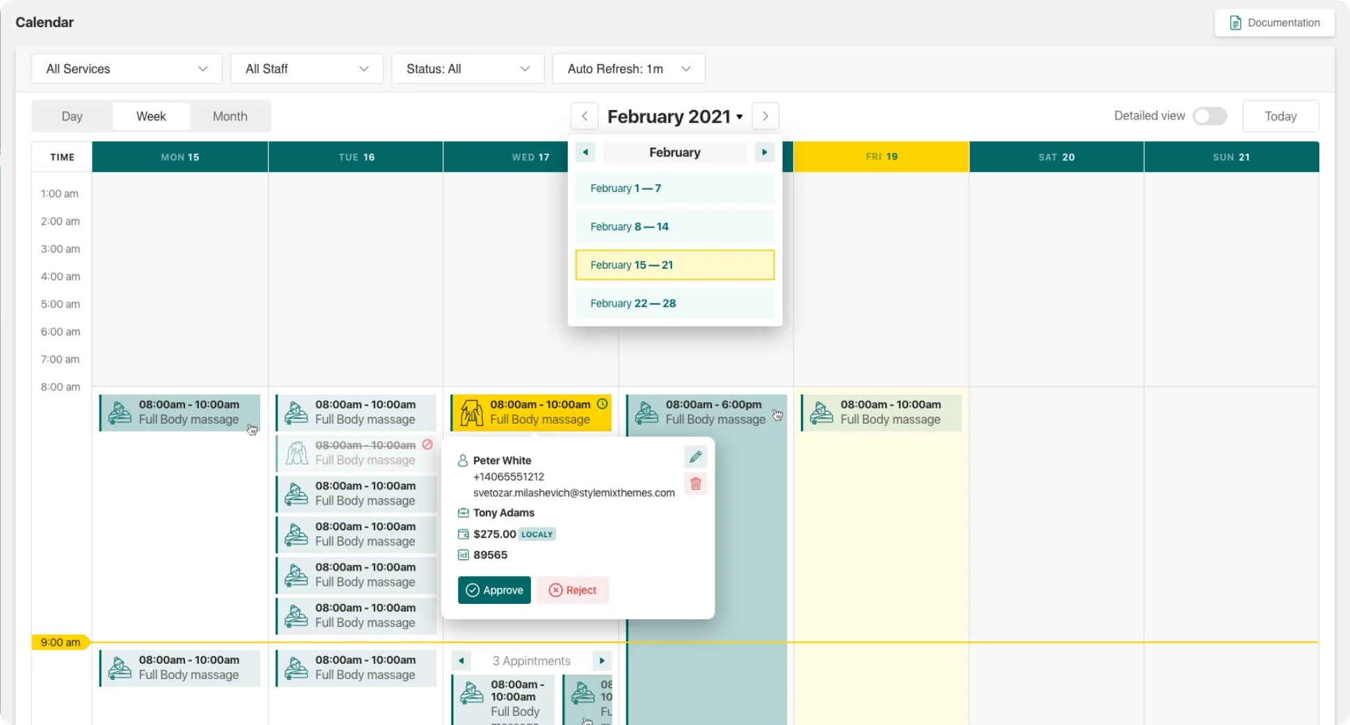 WordPress Booking Calendar Plugin