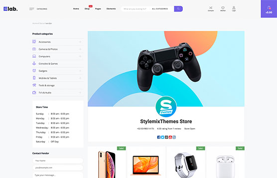 Dokan Marketplace Theme Compatible