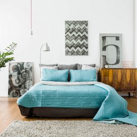 Chambray Fringe Quilt Cove