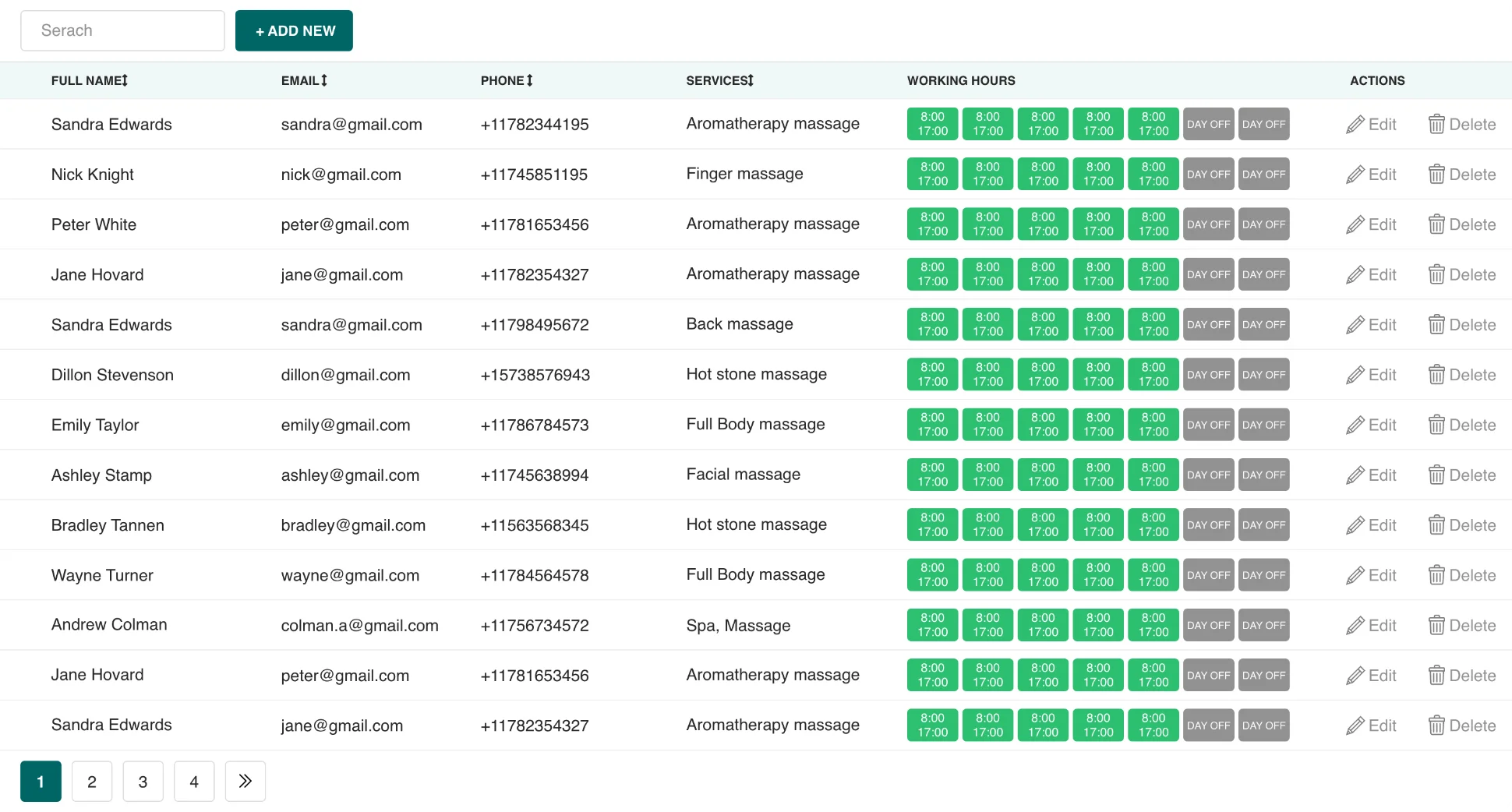 WordPress Booking Plugin with Staff