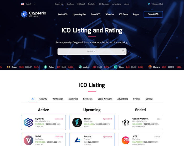 ICO Listing