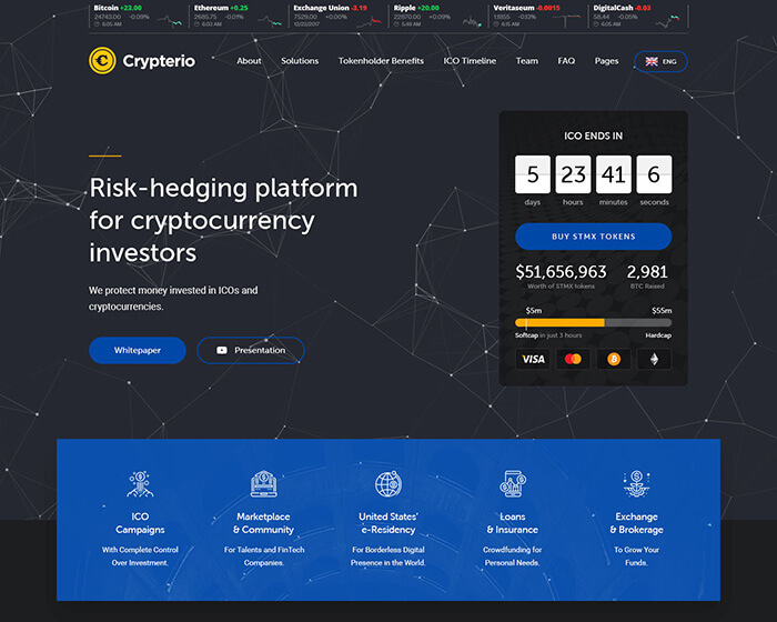 ICO Landing Page